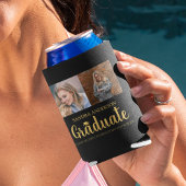 Moderne gouden lettertype | Fotocollage afstudeerf Blikjeskoeler