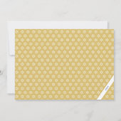 Moderne Gouden Liefde & Lichte Chanoeka Foto Feestdagenkaart (Achterkant)