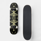 moderne gouden modepatroon skateboard (Voorkant)