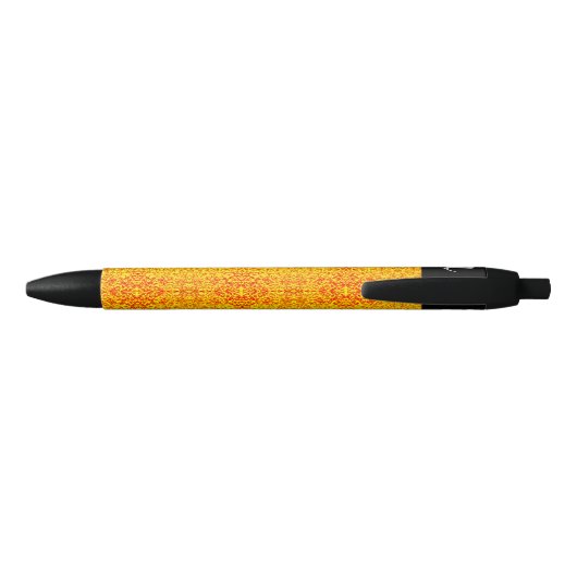 Moderne gouden monogram naam, trendy betaalbare ch zwarte inkt pen (Achterkant)