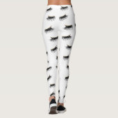 Moderne gouden olielaseveranciers Lashes Queen Leggings (Achterkant)