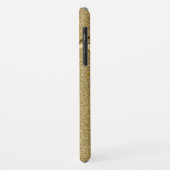 Moderne gouden Ornamenten pauw veer Case-Mate iPhone Case (Achterkant/links)