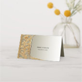 Moderne gouden  plaatskaart plaatskaartje (Achterkant)