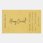 Moderne Gouden Rustieke Label (Voorkant)