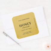Moderne Gouden Rustieke Label (Envelop)