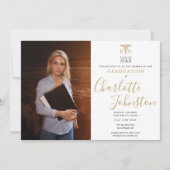Moderne gouden script verpleegkundige afstudeerfee kaart (Voorkant)