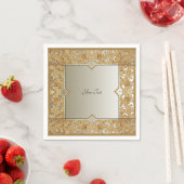 Moderne gouden  servetten (Insitu)