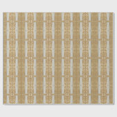 Moderne Gouden Sierlijke Inpakpapier (Vlak)