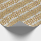 Moderne Gouden Sierlijke Inpakpapier (Hoek)