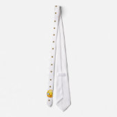 Moderne gouden stippen ,Emoji knipogend Stropdas (Achterkant)