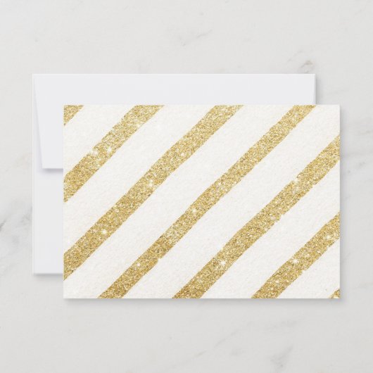 Moderne gouden streep... word je mijn vriendin van kaart (Achterkant)