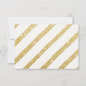 Moderne gouden streep... word je mijn vriendin van kaart (Achterkant)