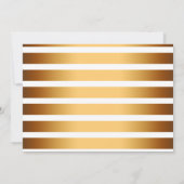 Moderne gouden strepen zullen je mijn Bridesmaid z Kaart (Achterkant)