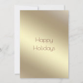 Moderne Gouden Touwtjes Lichten Corporate Cocktail Kaart (Achterkant)