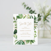 Moderne gouden Tropische Begroting die sparen de D (Staand voorkant)