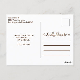 Moderne Gouden Typografie Dank Je  Briefkaart