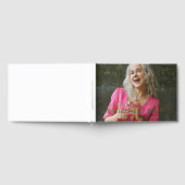 Moderne Gouden Typografie Foto Pensioen Partij Gastenboek (Volledig)