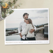 Moderne Gouden Typografie Fotobruiloft Gastenboek