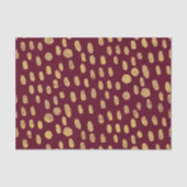 Moderne gouden vingerafdrukken tissuepapier (Voorkant)