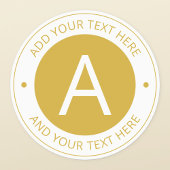 Moderne gouden/witte Logo stijlmonogrammen waterdi Labels