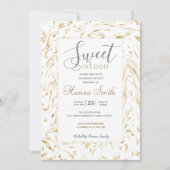 Moderne gouden witte Stippen met weinig aantrekkel Kaart (Voorkant)