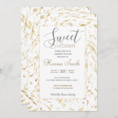 Moderne gouden witte Stippen met weinig aantrekkel Kaart (Voorkant / Achterkant)