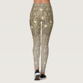Moderne goudglitter Sparkles Gift Leggings (Achterkant)