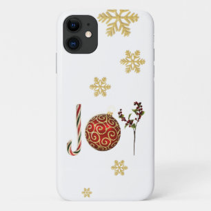 Moderne goudglittersneeuwvlokken met arty Joy Case-Mate iPhone Case