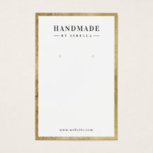 Moderne goudgrensvertoning met aangepaste sieraden