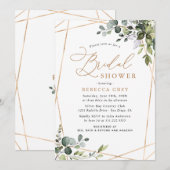 Moderne goudgroen Vrijgezellenfeest Kaart (Voorkant / Achterkant)