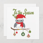 moderne goudhauil voor kerst feestdagenkaart (Voorkant / Achterkant)