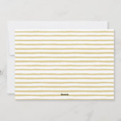 Moderne goudkalligrafie en sneeuwvlokken 1 Foto Feestdagenkaart (Achterkant)