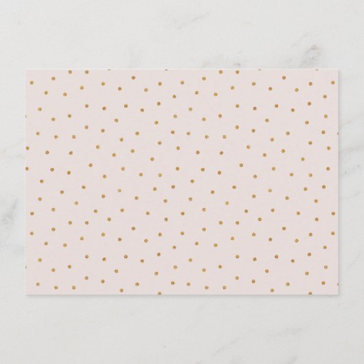 Moderne goudkalligrafietoestellen voor rozen informatiekaartje (Achterkant)