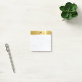 Moderne, goudkleurige, elegante vormgeving post-it® notes (Kantoor)