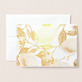 Moderne goudleeuw en lederen bruiloft Hartelijk da Folie Kaarten