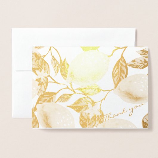 Moderne goudleeuw en lederen bruiloft Hartelijk da Folie Kaarten (Voorkant met envelop)