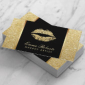 Moderne goudlips maken artiest visitekaartje