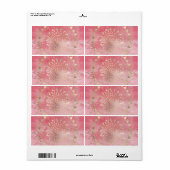 Moderne goudmandala etiket (Full Sheet)