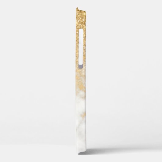 Moderne goudmarmer Case-Mate iPhone case (Achterkant / Links)