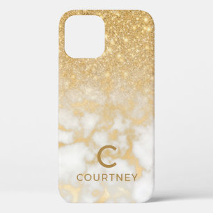 Moderne goudmarmer Case-Mate iPhone case