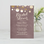 Moderne goudolie Confetti Stippen Vrijgezellenfees Kaart (Staand voorkant)