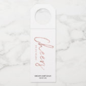 Moderne goudpenseel in Roos Flessenhanger (Voorkant)