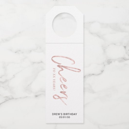 Moderne goudpenseel in Roos Flessenhanger (Voorkant)