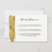 Moderne goudpenseelrichting Kaart behuizing (Voorkant)