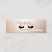 Moderne goudpenseelstreek van het Roos, Faux-as Mini Visitekaartje (Voorkant)