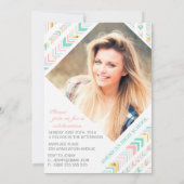 Moderne goudpiramides Hogere Foto Afstuderen Kaart (Achterkant)