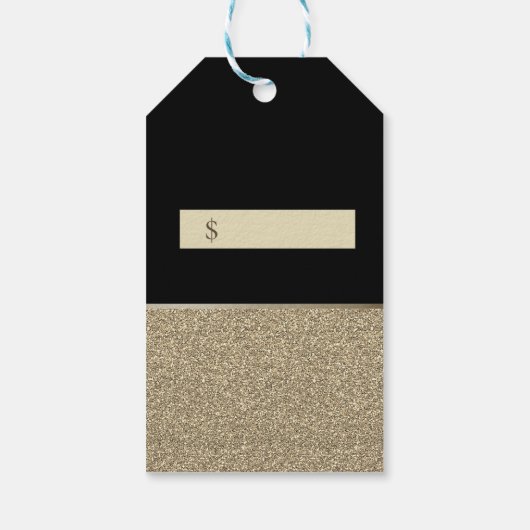 Moderne goudprijs-Labels voor goudvormers Cadeaulabel (Achterkant)