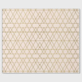 Moderne goudroze geometrische feestdag - cadeau cadeaupapier (Vlak)