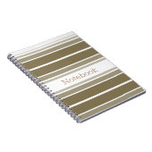 Moderne goudstreep notitieboek (Rechterzijde)