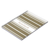 Moderne goudstreep notitieboek (Linkerzijde)